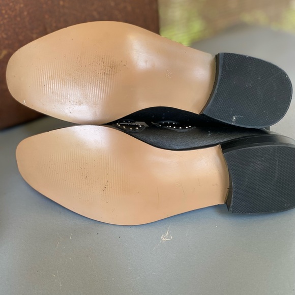 Studded strappy Black Ankle Boots - Picture 7 of 7